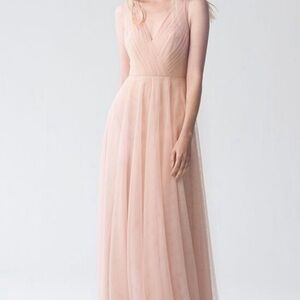 Jenny Yoo Emelie Cashmere Tulle Gown Women's formal bridesmaid dress size 6